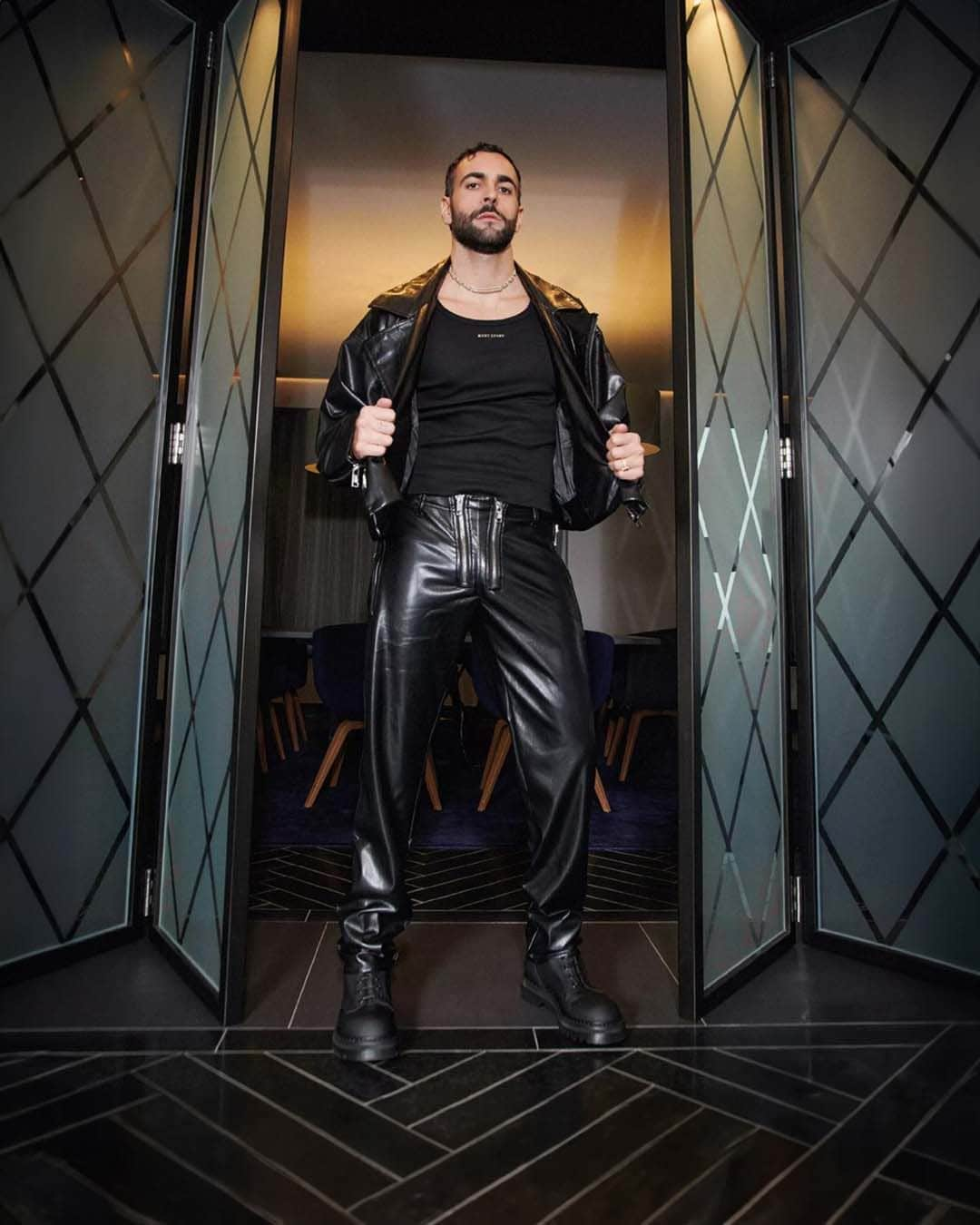 プレミアータのインスタグラム：「Premiata x @mengonimarcoofficial wearing combact boots.  Thanks to @approved_mag , styling - Oliver Rauh @oliverrauh  photo by Daniel Peter Schulz @danielpeterschulz  #Premiata #FW23」