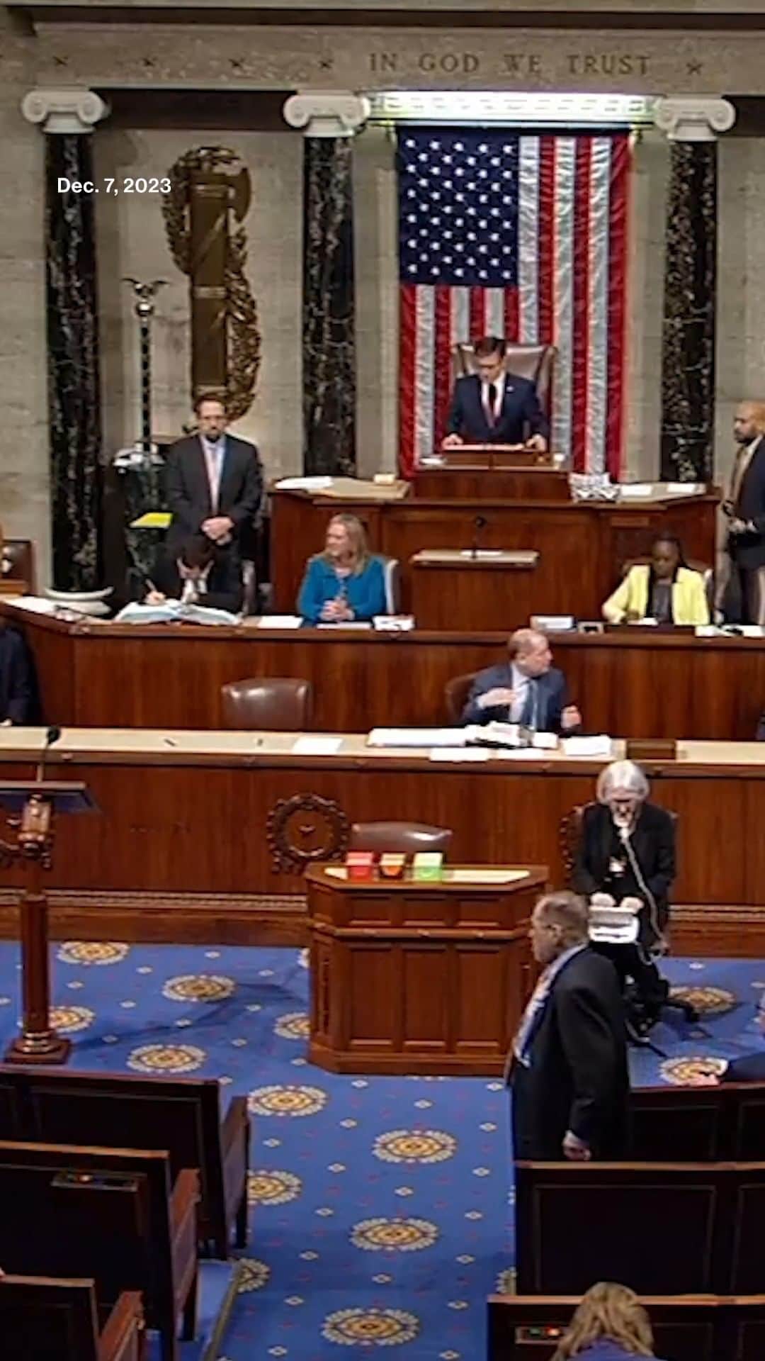 ABC Newsのインスタグラム：「The House voted to censure New York Rep. Jamaal Bowman for improperly pulling a fire alarm in the House office building in September.  Members voted 214-191 in favor of censuring Rep. Bowman.  Bowman is the fifth House member censured in the 21st century, joining Reps. Charles Rangel, Paul Gosar, Adam Schiff and Rashida Tlaib. Bowman would become the 27th House member censured in U.S. history, according to the Office of the House Historian. Tap link in bio for more.」