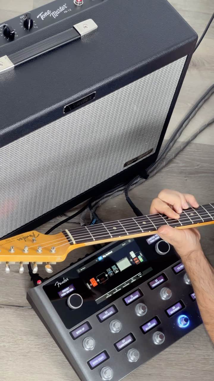 Fender Guitarのインスタグラム：「The tonal possibilities are endless. 🙌 @kfiro is here to show us some of his favorite Tone Master Pro presets. Tell us your pick in the comments and head to the link in bio to learn more.」