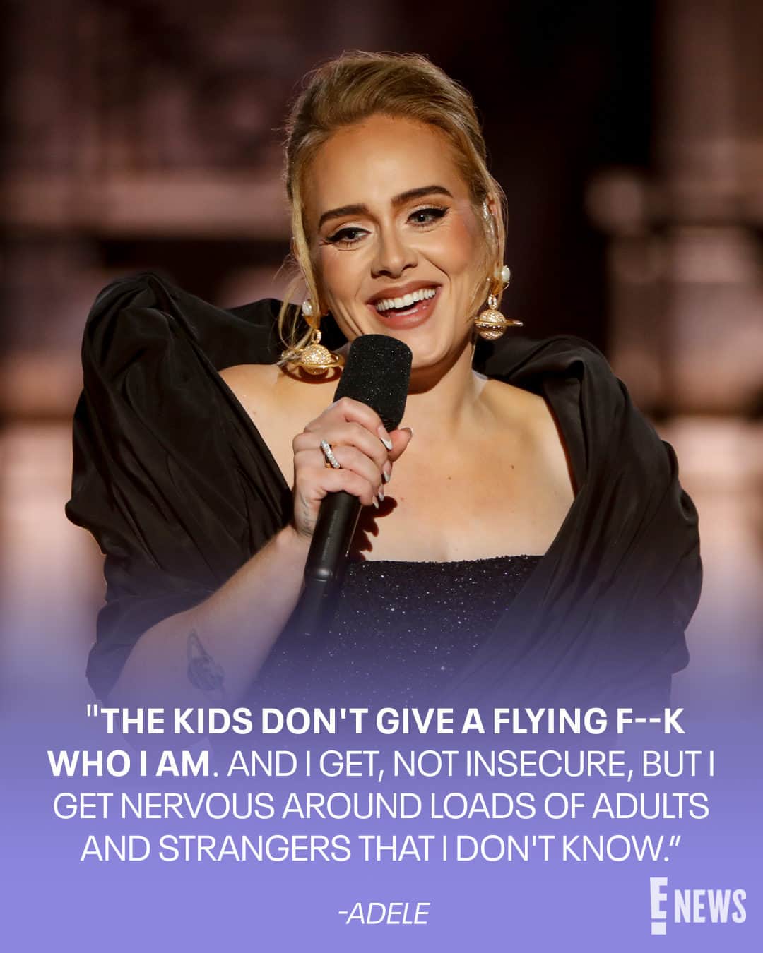 E! Onlineのインスタグラム：「Hello, it's me, Adele, Angelo's mom. She reveals why she's "thriving" as a classroom mom at the link in our bio. (📷: Getty)」