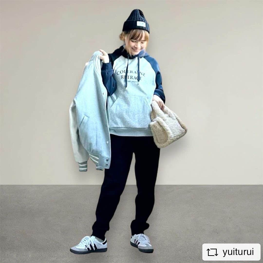 ハニーズ公式さんのインスタグラム写真 - (ハニーズ公式Instagram)「#Repost @yuiturui  • • • • • • @yuituruiさんの投稿です。 素敵な投稿ありがとうございます。  • • • • • •  ☜148cmコーデ投稿してます  @honeysofficial  Honeysの服で久しぶりの3つ子コーデ☺︎☺︎☺︎  naaao.y.s なお _k_a_o_c_h_i_n_ かお yuiturui わたし  今日のハニーズのitemは  ☑︎スタジャン S 杢グレー ・673042822247  ☑︎ラグラン配色ゆるパーカー S 杢グレー ・593011846147  ☑︎あったかジョガーパンツ S ブラック ・  685074072342  の、３つ☝︎ パーカーとジョガーパンツは、あったかシリーズのハニぽかアイテム！ あったかくて、最近寒いを感じるようになってきた私にはもってこいの服だよ！  3人でこれ一目惚れ〜⭐︎とかこれかわいいねぇ〜♡とか これ、あったかくておすすめよ〜‼︎とか わちゃわちゃ話して決めたコーデ。 めっちゃ楽しいわ(〃艸〃) 真似して着てくれたら、嬉しいなぁ〜♬ ストーリーに三つ子載せるねっw  冬の3つ子コーデ第1弾見てくれてありがとう◡̈♥︎ 第2弾もお楽しみに〜✌︎  #PR#honeys#ハニーズ#ハニーズコーデ#あったかシリーズ#ハニぽか#リンクコーデ  #三つ子コーデ #今日のコーデ#ママコーデ#アラフォーコーデ#40代ファッション#大人カジュアル#大人コーデ#大人かわいい#メンズライク#メンズライク女子#低身長コーデ#低身長女子#sサイズコーデ#148cmコーデ#小柄コーデ#骨格ウェーブ#ブルベ冬#アウターコーデ#ブルゾン#スタジャン#スタジャンコーデ」12月8日 11時52分 - honeysofficial