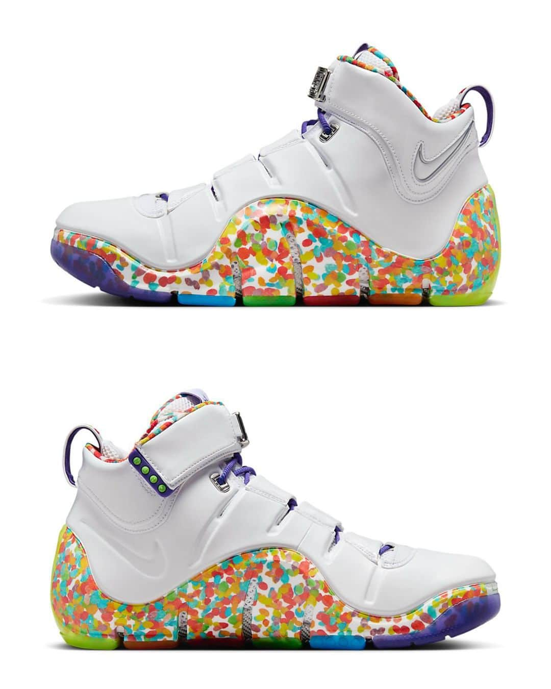 Nice Kicksさんのインスタグラム写真 - (Nice KicksInstagram)「The Nike LeBron 4 “Fruity Pebbles” is set to make its return in 2024 🥣🔥 Are you excited for its return? 👀  @nicedrops: 2/23 for $250 🗓️」12月8日 4時07分 - nicekicks