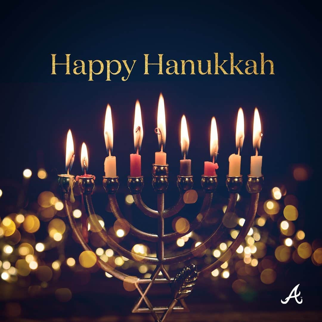 アトランタ・ブレーブスのインスタグラム：「Happy Hanukkah, Braves Country!」