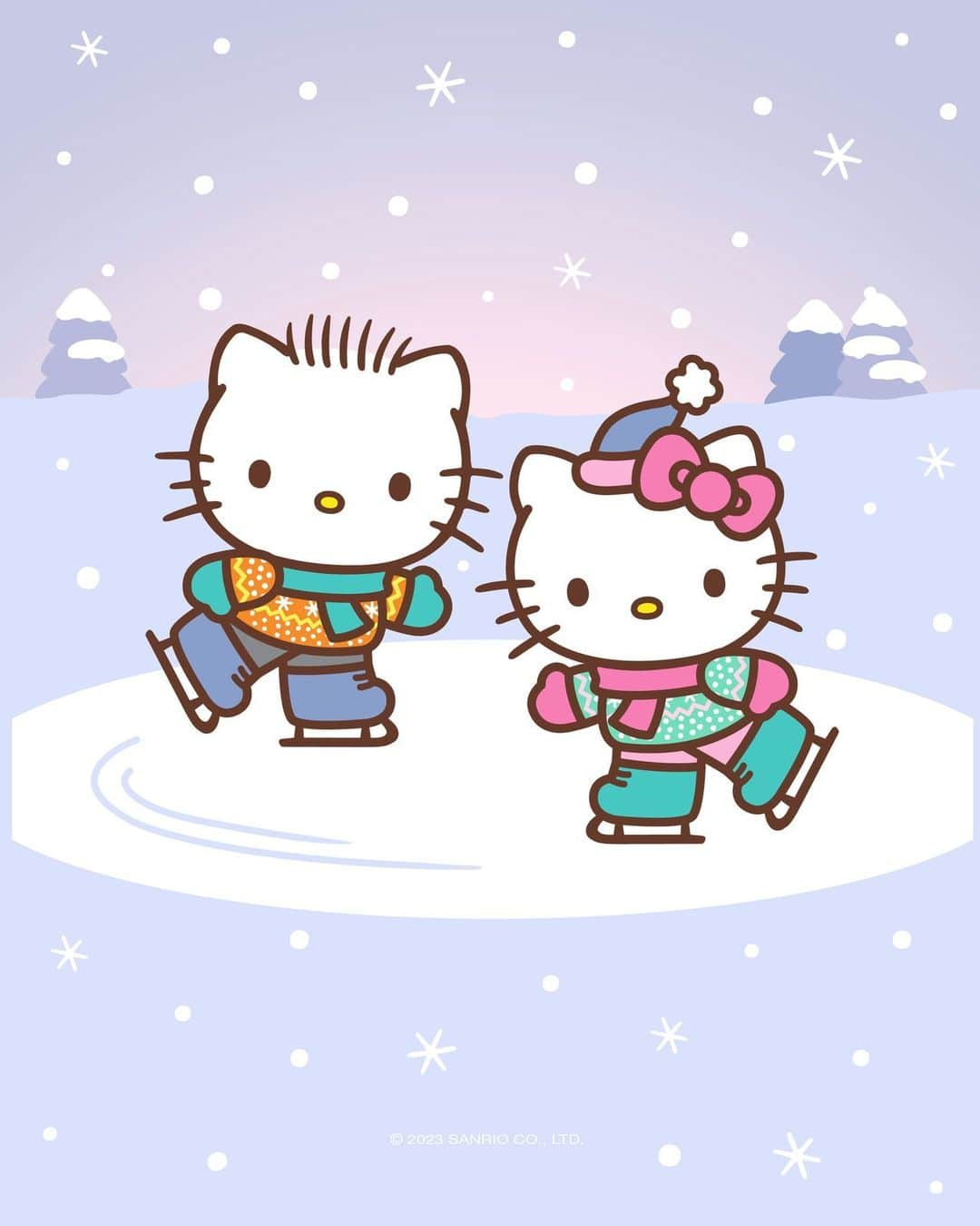 Hello Kittyさんのインスタグラム写真 - (Hello KittyInstagram)「You and who? ❄️🤍 Tag them!」12月8日 7時00分 - hellokitty