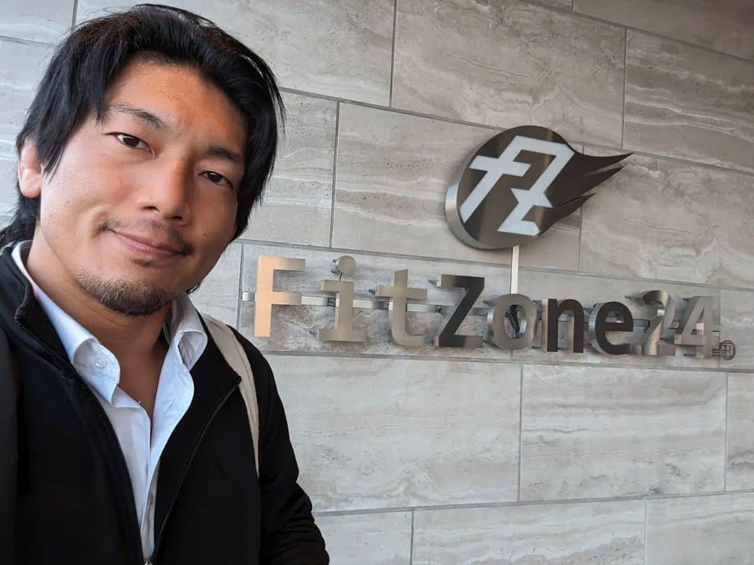 大和ヒロシのインスタグラム：「今日もまだ「有酸素」のみ。 #FitZone24八重原店」