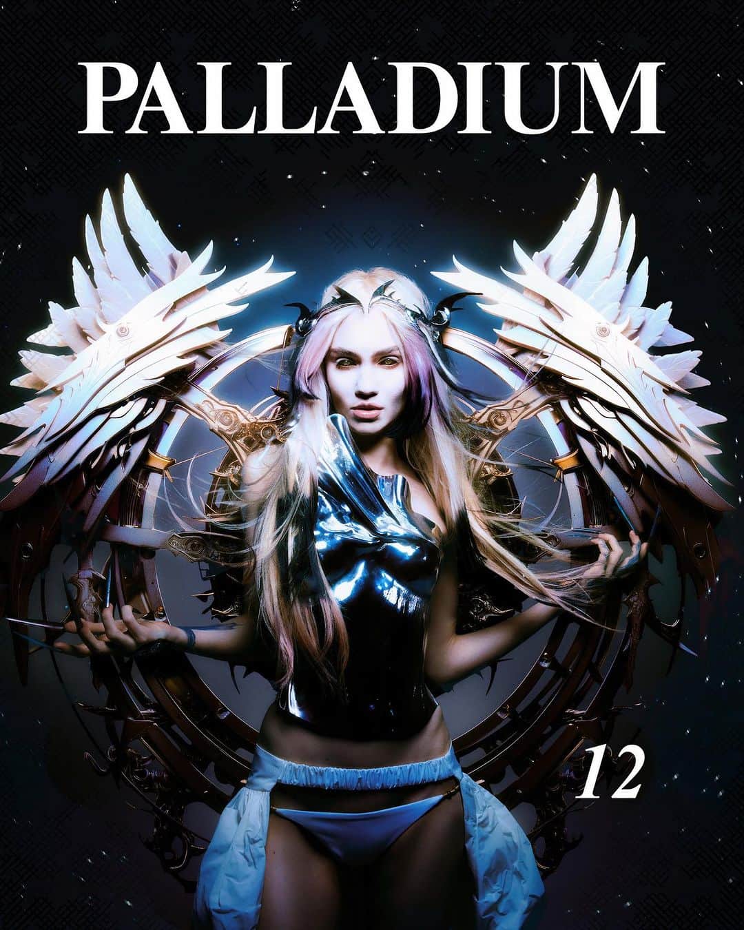 グライムスのインスタグラム：「The dawn of artificial intelligence may be upon us. What is humanity's response to the thinking machines?  For Palladium  My friends magazine about future governance, ai etc.  some of the most interesting and futuristic thought can be found here   Photos by @brianziff  Styled by @turnerturner  Techno Homeric ideation with @wolftivy and @samoburja」