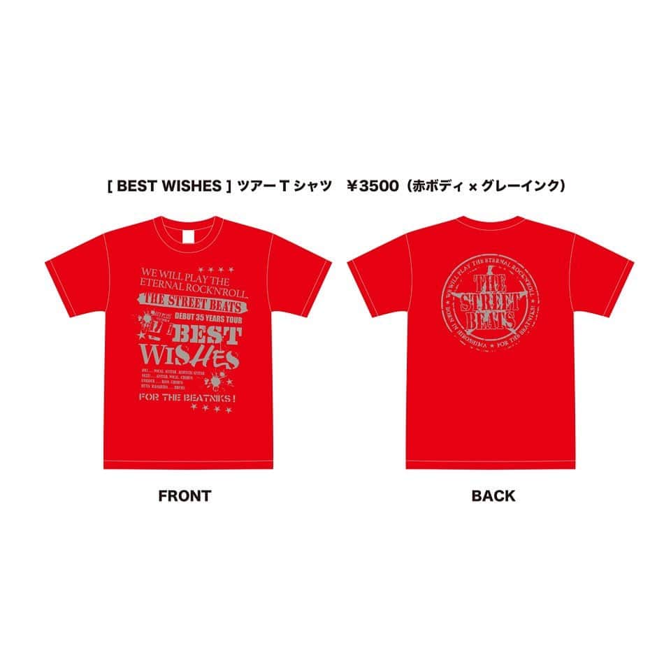 THE STREET BEATS（ザ・ストリート・ビーツ）さんのインスタグラム写真 - (THE STREET BEATS（ザ・ストリート・ビーツ）Instagram)「. ■オフィシャルサイト OKI’S DIARY #813 2023.12.7UP! 12.2名古屋、12.3大阪セットリストUP! 是非ご覧ください!  ■デビュー35周年ツアー今週いよいよイヤーファイナル12.10東京新宿LOFT!!ご来場お待ちしてます!! デビュー35周年ライブDVD & CD『THANKS FIESTA』、ライブ会場にてNEWツアーグッズと併せて発売中!! thestreetbeats.com  ■DEBUT 35 YEARS TOUR｜BEST WISHES 2023 ★デビュー35周年YEAR FINAL★ 12.10(日)東京 新宿LOFT ＊配信あり 前売￥4500発売中　当日￥5000　配信￥3000  ■デビュー35周年ライブDVD & CD『THANKS FIESTA』、ライブ会場にてNEWツアーグッズと共に発売中!!HPにて通販も受付中!!  ★NEW DVD『THANKS FIESTA -DEBUT 35 YEARS LIVE-』 ￥5000 ★NEW CD『THANKS FIESTA -DEBUT 35 YEARS LIVE-』 ￥3000 ★NEW[BEST WISHES]ツアーTシャツ黒　￥3500 （黒 / S、M、L、XL） ★NEW[BEST WISHES]ツアーTシャツ赤　￥3500 （赤 / S、M、L、XL） ★NEW[BEATSロゴ]トートバッグ　各￥2500  (黒、ナチュラル、ピンク、ターコイズ / 37㎝×36㎝×11㎝) ★NEW[BEATSロゴ]リストバンド　各￥1000 (黒、白、赤、黄、ピンク、青)  【口座名 / NEOVISION】 【口座番号 / 00180-8-655394】 ■価格は全て税込です。商品代金に返送手数料をプラスしてお払い込み下さい。 返送手数料は1点￥500、2点以上は￥1000です。 ■通販は【郵便振替】にて受け付けます。 郵便局備え付けの青い払込取扱票 (「電信」ではなく「通常払込」のもの)を使用し、 【通信欄】に希望商品名、数量（サイズ指定や色指定をお忘れなく）、 【ご依頼人】の欄に郵便番号、住所、氏名、電話番号を 丁寧にご明記のうえ【商品代金合計＋返送手数料】をお払い込み下さい。 商品1万円以上ご購入で直筆サインプレゼント!!詳細はHPでご確認下さい!!  ■BASSエンリケ主催『蜂の四十年 俺のROCK自由祭』開催決定! BARBEE BOYSのデビューから40年、最年少エンリケが2024年ついに還暦を迎えます。 この40年の音楽人生をギュッと凝縮した濃厚な時間をお楽しみください。Let’s Grow Old Together!!  出演｜ENRIQUE with FRIENDS (ベミーズ/THE☆歌謡ROCKERS/RiQUEEN) THE STREET BEATS｜いまみちともたか High Time GUEST｜杏子/山本恭司(BOWWOW G2、ex-VOW WOW、WILDFLAG)/ うじきつよし(子供ばんど)/永井真理子/MAGUMI (Lä-ppisch)/Keith(ARB)  2024年2月3日(土) 川崎クラブチッタ 開場16:00｜開演17:00 前売¥5500｜当日¥6500ドリンク別 詳細はHPで!!  #thestreetbeats #ストリートビーツ」12月8日 8時27分 - thestreetbeats_official