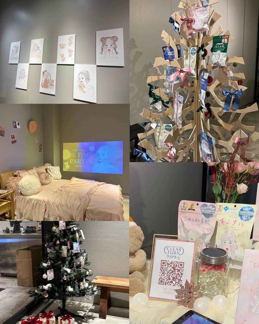 ひなたろす（佐原ひなた）さんのインスタグラム写真 - (ひなたろす（佐原ひなた）Instagram)「xmasのマカロン🎄♡  CLEAR TURN × MERYの 「ME TIME PARTY」に招待してもらったので みんなで行ってきたよ🧑‍🎄  ごめんね素肌のパックを初めて使ったんだけど 次の日までもちもち肌でとても良かったっ🥹🍩  @ankhcross_raft に今日も行って パリジェンヌしてもらいました♡ @ankh_hitomi さんありがとうございます！ 2023年毎月お世話になった⭐️  もちも凄くいいし、仕上がりも綺麗で アンククロス流石っていつも思います🥹  来年もよろしくおねがいします♡  #表参道カフェ #渋谷カフェ #原宿カフェ #カフェ #xmas #クリスマスマーケット #クリスマス #マカロン #クリスマスツリー #渋谷ランチ #カフェ部 #cafe #クリアターン  #シートマスク  #クリアターン_METIME #パリジェンヌ　#pr」12月8日 20時52分 - saharahinata