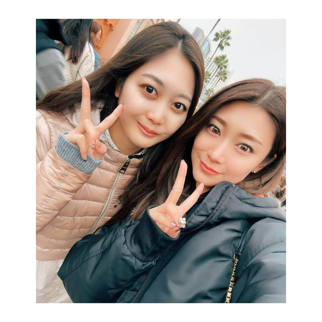 愛聖りさのインスタグラム：「. 約1年ぶりのユニバはまゆ姫と👸🩷 スパイダーマン乗れてよかった🥲✨  #USJ #유니버셜스튜디오재팬」