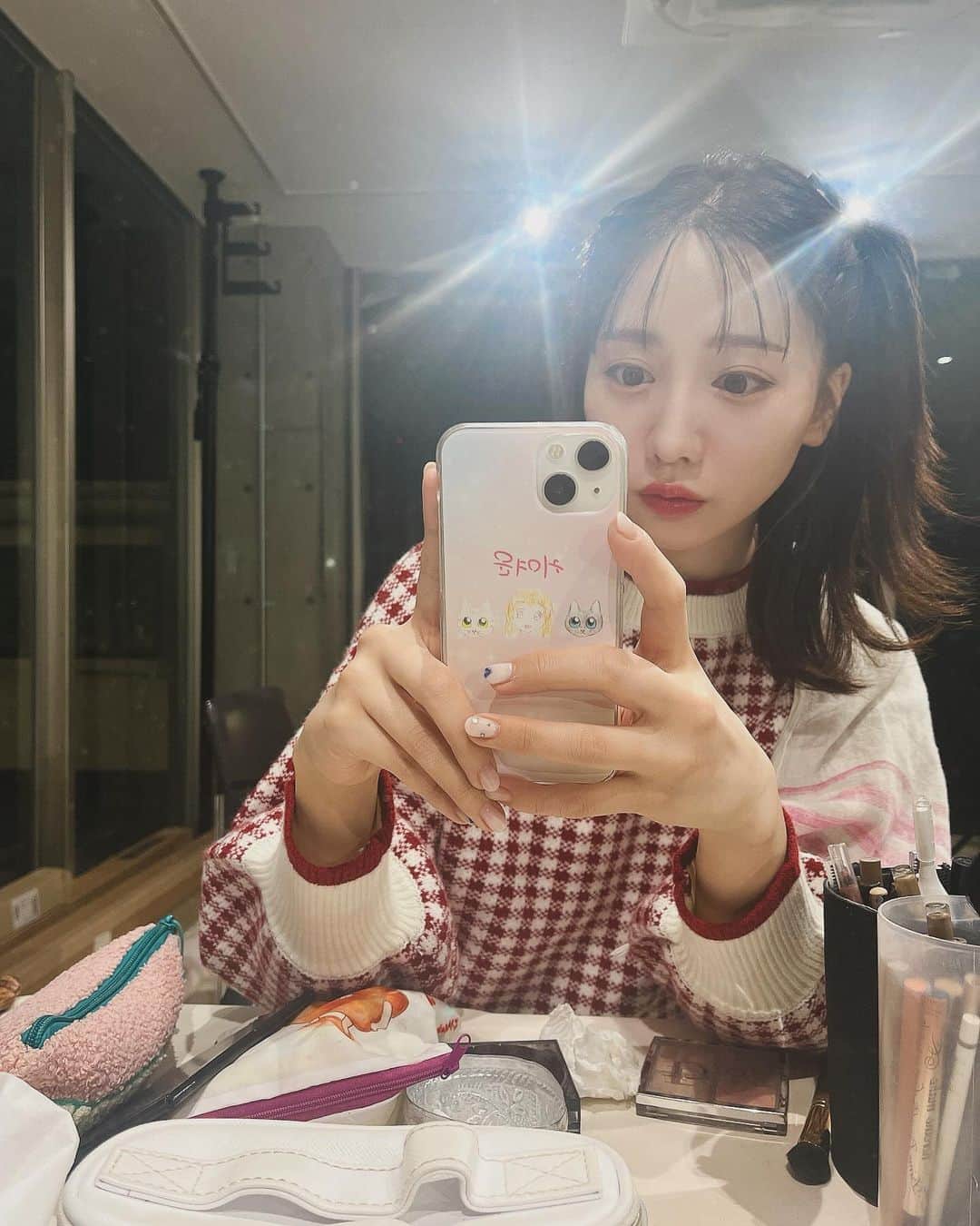 能條愛未のインスタグラム：「私にしては珍しいヘアーにしてもらった🎀🩰 いいのいいの！ やれるうちはこういうラブリーな髪型もやっていいの！！笑 楽しんだもの勝ちよ！！」