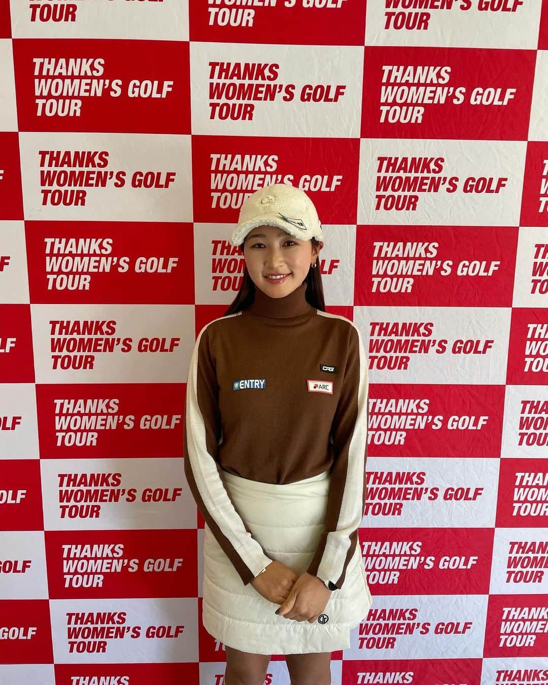 井上莉花のインスタグラム：「. TWGT応援とサポート 本当にありがとうございました！  素晴らしいコースセッティングで試合が出来て とても良い経験になりました。楽しかった🫶」