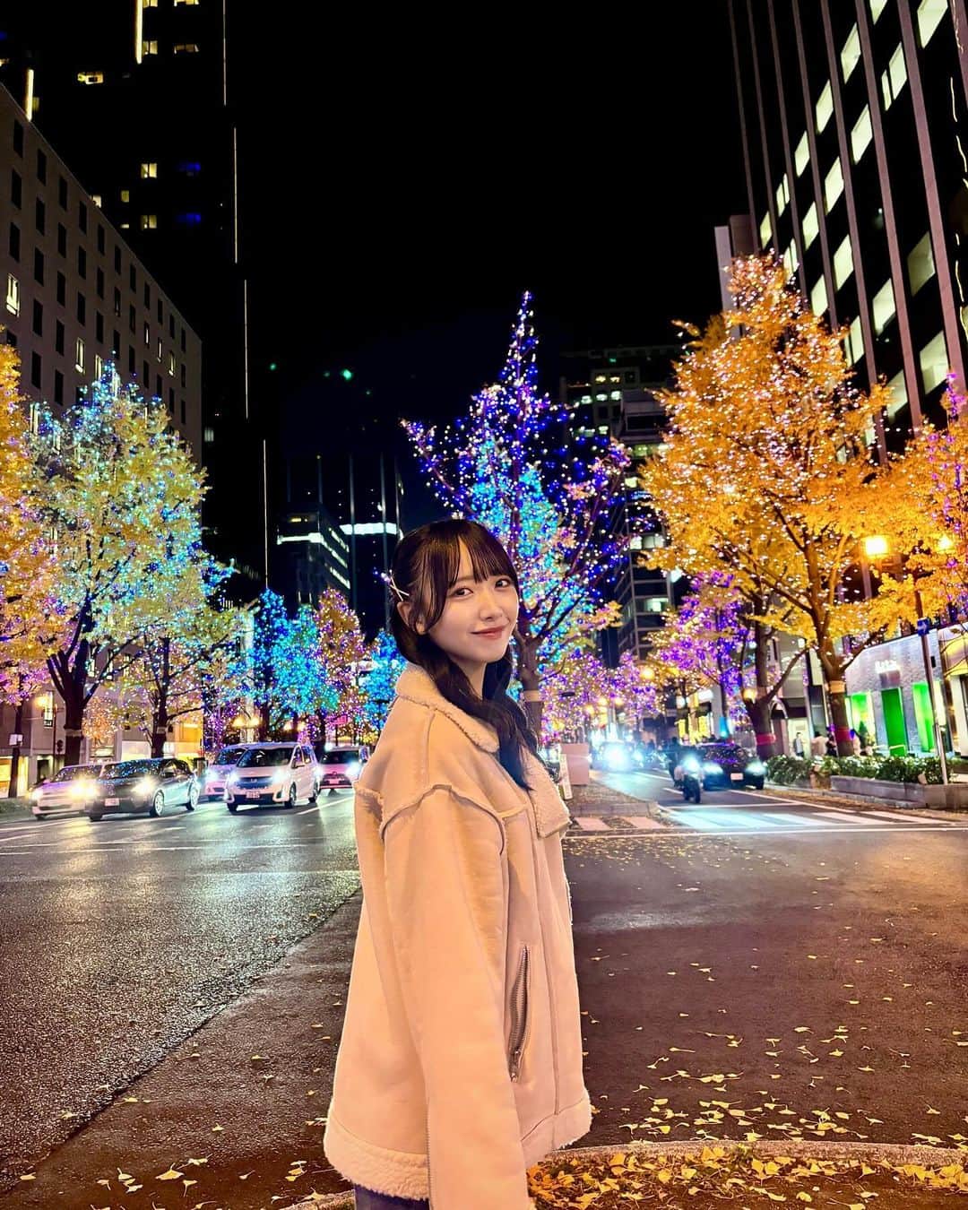 石田千穂のインスタグラム：「． 今年は色んなイルミネーション行きたい💫」
