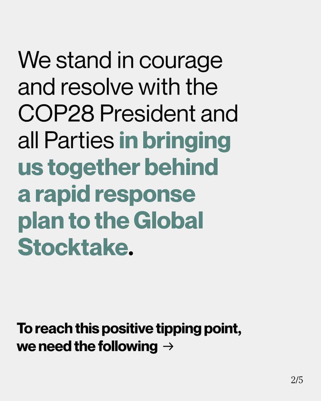 エリー・ゴールディングさんのインスタグラム写真 - (エリー・ゴールディングInstagram)「I am proud to join 800+ leaders standing in courage and resolve with the COP28 President & all Parties in bringing us together behind a 1.5°C plan. The UN Climate Change conference #COP28 is entering its final days, we must take bold action now. Please share this far and wide #LaterIsTooLate #COP28」12月8日 17時19分 - elliegoulding