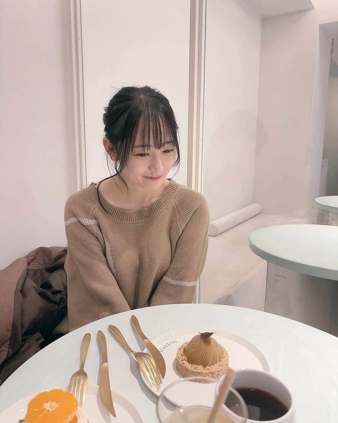 向井葉月のインスタグラム：「美味しいデザート食べてきたよ♩  #乃木坂 #向井葉月」