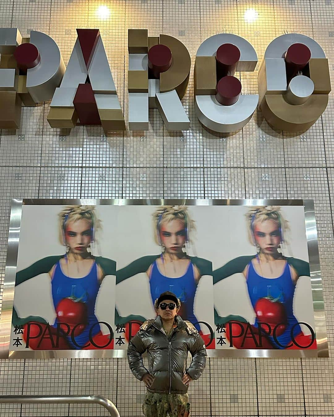 冨沢ノボルのインスタグラム：「松本PARCO FOREVER🟢🔵🔴  @aoiyamada0624  @akikoisobe  @oi_chan_  @i.am.not.noboru」