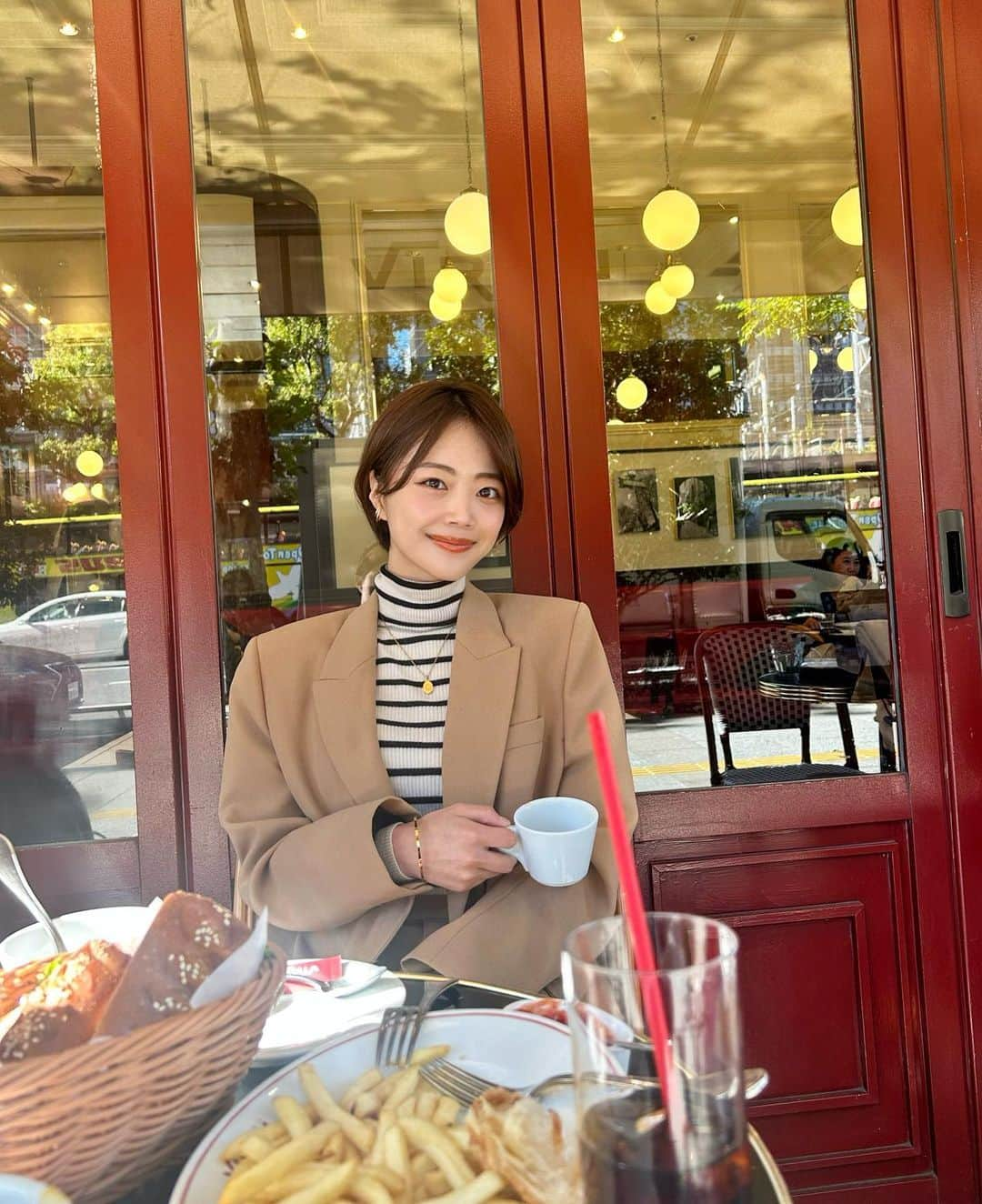 藤野結衣さんのインスタグラム写真 - (藤野結衣Instagram)「いつかのBrunch🥐🇫🇷  頑張っていたらいいことあるなと。☺︎ Step by step!!! . . . . #丸の内 #丸の内ランチ #viron #viron丸の内」12月8日 18時28分 - yui_fujino