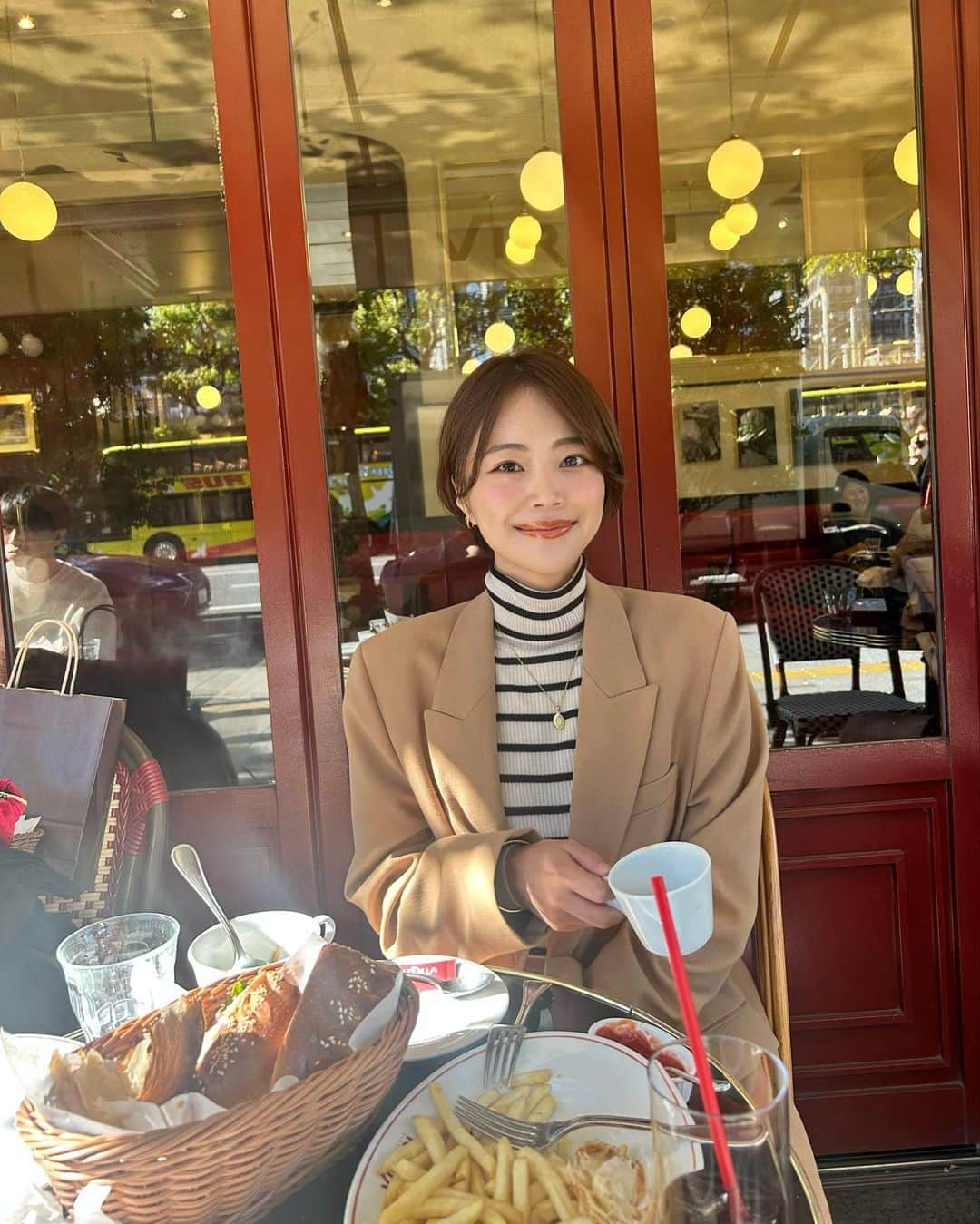 藤野結衣さんのインスタグラム写真 - (藤野結衣Instagram)「いつかのBrunch🥐🇫🇷  頑張っていたらいいことあるなと。☺︎ Step by step!!! . . . . #丸の内 #丸の内ランチ #viron #viron丸の内」12月8日 18時28分 - yui_fujino