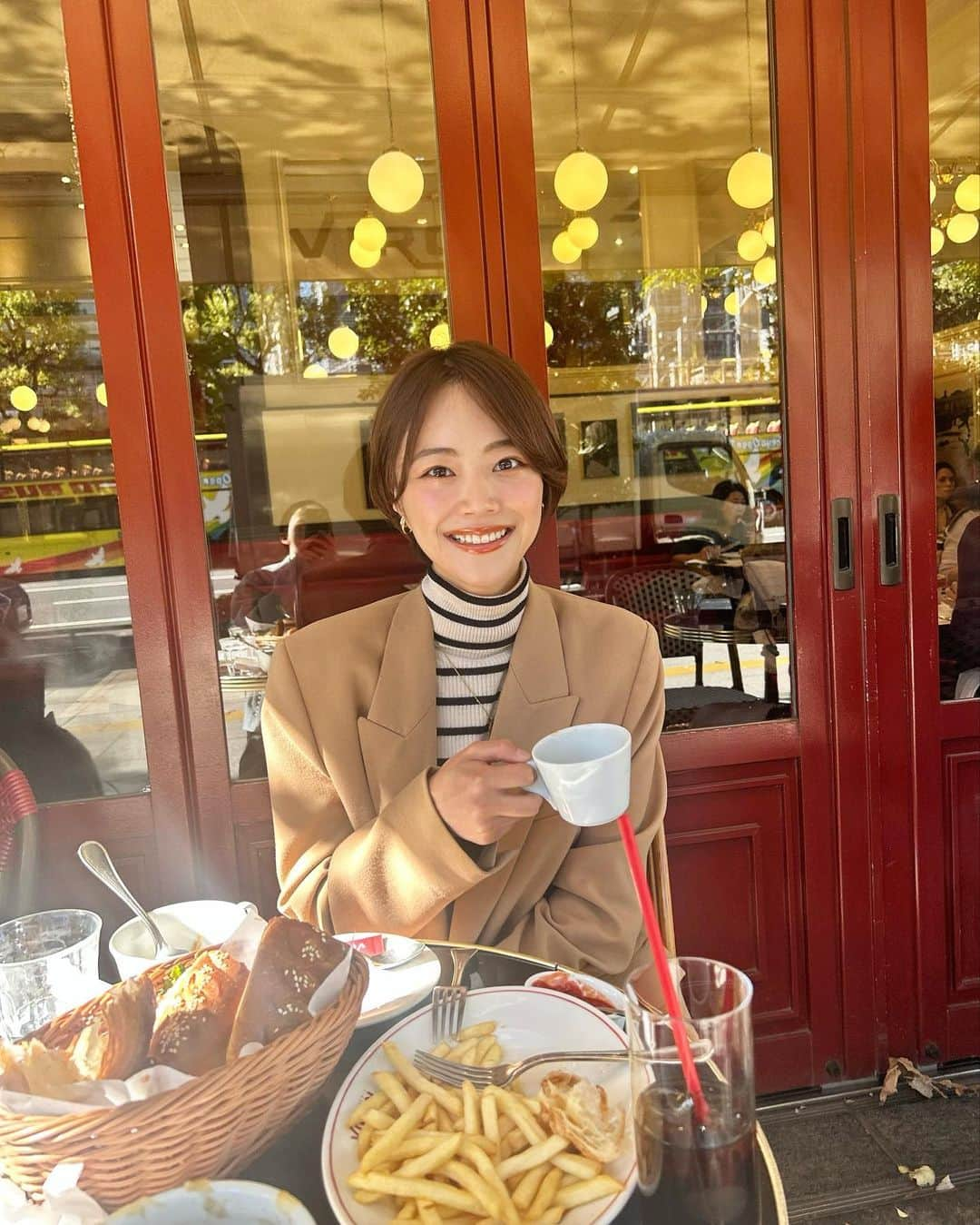 藤野結衣さんのインスタグラム写真 - (藤野結衣Instagram)「いつかのBrunch🥐🇫🇷  頑張っていたらいいことあるなと。☺︎ Step by step!!! . . . . #丸の内 #丸の内ランチ #viron #viron丸の内」12月8日 18時28分 - yui_fujino