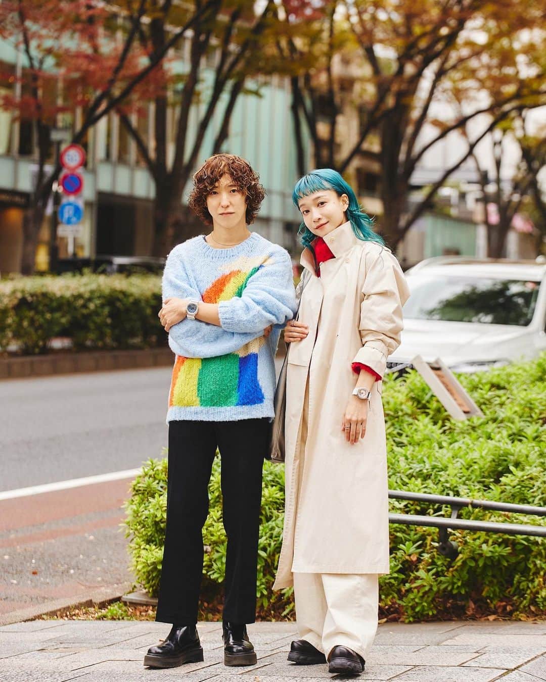 タカハシマイさんのインスタグラム写真 - (タカハシマイInstagram)「初めてのペアウォッチ🔗なかなかペアアイテム付ける機会が無いから新鮮で嬉しい🧞‍♀️🧞‍♂️G-SHOCKの冬限定モデル、シルバーが入ってて大人カラーで好き。私服にも合わせやすくてありがたい✌️  @ellegirl_jp @gshockwomen_jp  #pr」12月8日 19時54分 - iamihsahakatiam