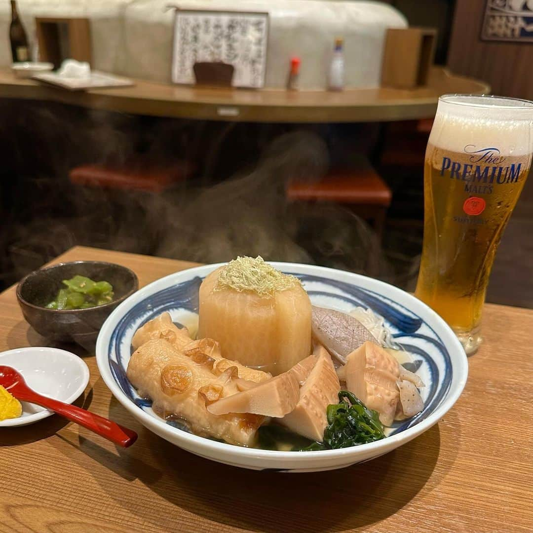 坂東遥さんのインスタグラム写真 - (坂東遥Instagram)「仕事おわりのおでん最高🍢🍺」12月8日 20時11分 - b.haruka1103