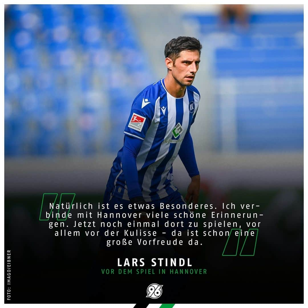 ハノーファー96のインスタグラム：「Bis später, @l_stindl13! 👋  #H96KSC #H96 #Hannover96 #NiemalsAllein ⚫️⚪️💚」