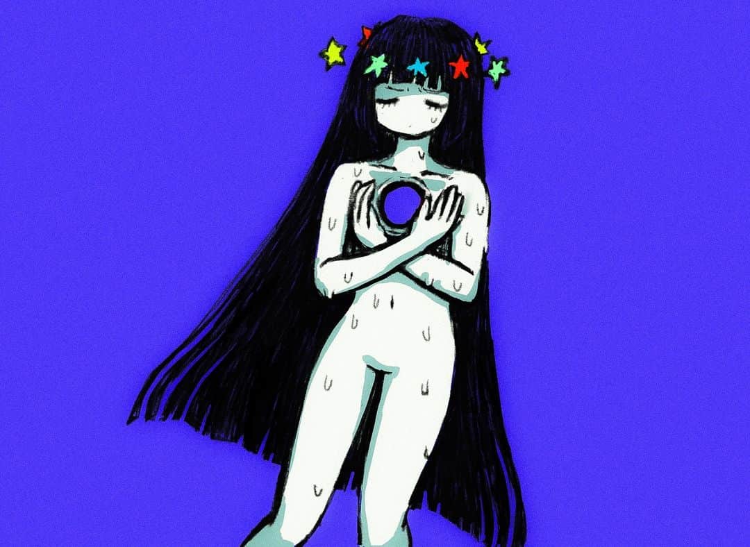 DAOKOのインスタグラム：「"Night Sweat" #illustration」