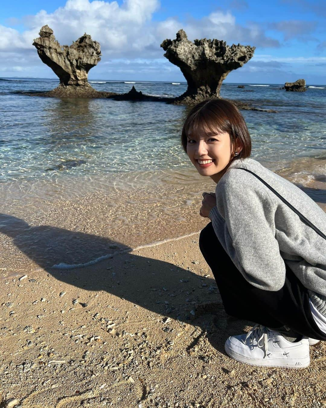 里菜のインスタグラム：「いざ沖縄へ🌺🏝️」