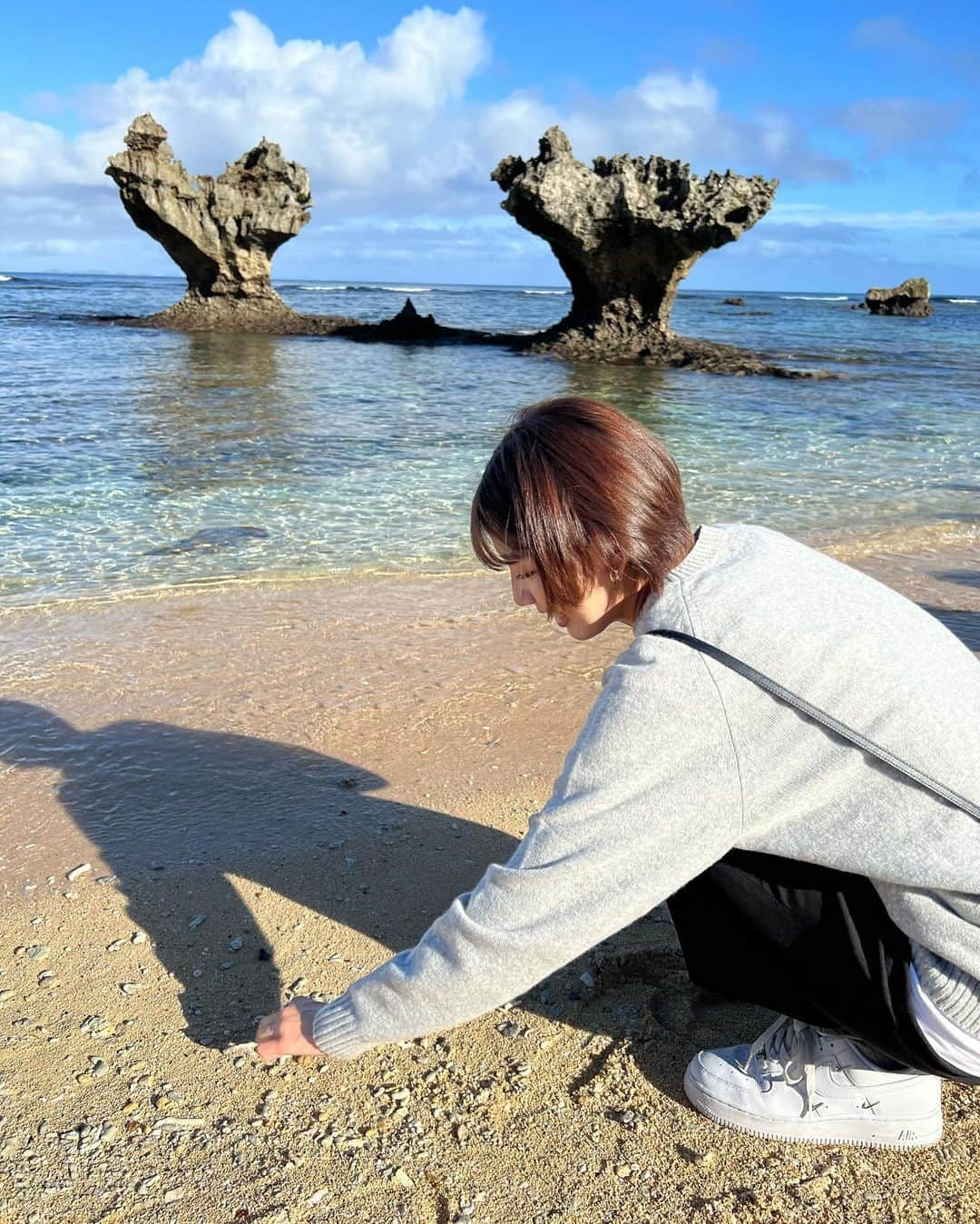 里菜さんのインスタグラム写真 - (里菜Instagram)「いざ沖縄へ🌺🏝️」12月8日 20時30分 - rina_crownpop