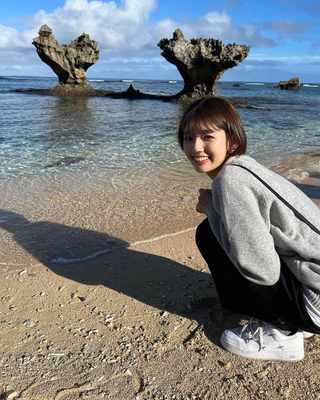 里菜さんのインスタグラム写真 - (里菜Instagram)「いざ沖縄へ🌺🏝️」12月8日 20時30分 - rina_crownpop