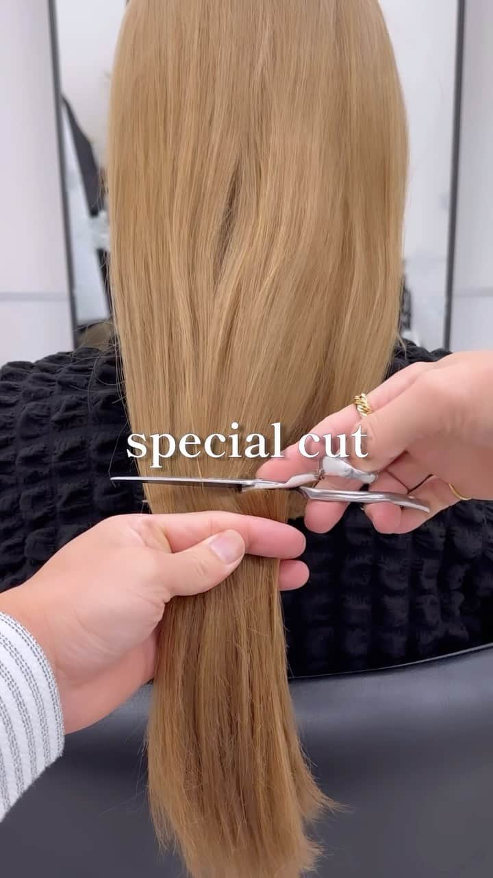 Seiichiro Kawakamiのインスタグラム：「special cut🩵 . ➖➖➖➖➖➖➖➖➖➖➖➖➖➖ . 《《　ご予約　》》 【平日】10時～20時 〜【Price】〜 カット_6800円 カラー_8800円 カット＋カラー_12000円 カット＋ダブルカラー_21000円 カット＋3Dハイライト_21000円 カット＋パーマ_13000円 カット＋縮毛矯正_21000円 髪質改善トリートメント_8800円 . ➖➖➖➖➖➖➖➖➖➖➖➖➖➖ . #cut #bob #カット動画 #切 #銀座美容室」