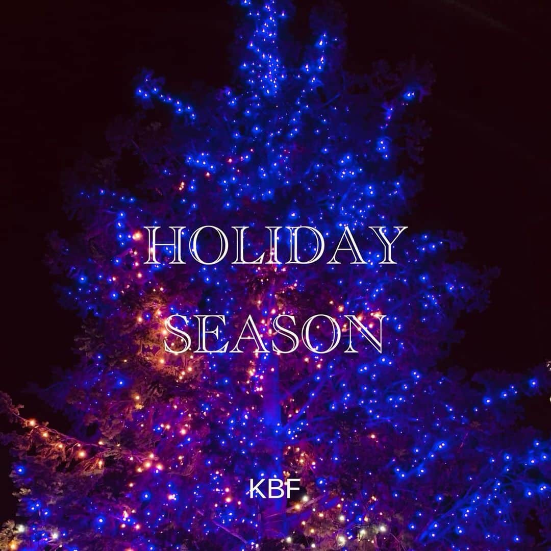 ケイビーエフのインスタグラム：「_ KBF holiday season items🌲🎄🌲」