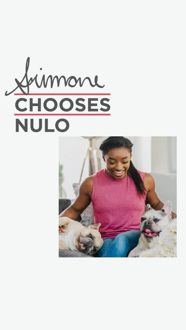 シモーネ・バイルズのインスタグラム：「When you want the best for your pets, you only get the best with Nulo! We’re excited to join @simonebiles and @thebilesfrenchies, Lilo & Rambo, in celebrating the special bond between pets and their pet parents.  “Pets rely on us to make the best decisions for their health and happiness, including what we choose to put into their bowl every day,” “As an athlete, I’ve come to appreciate the importance of fueling my body with the right nutrition, and I feel the same way when it comes to feeding my dogs @thebilesfrenchies.” - Simone Biles.  Fuel your pet’s journey with incredible, healthy offerings from Nulo because every pet deserves top-tier nutrition.  #NuloPartner  #FuelIncredible」