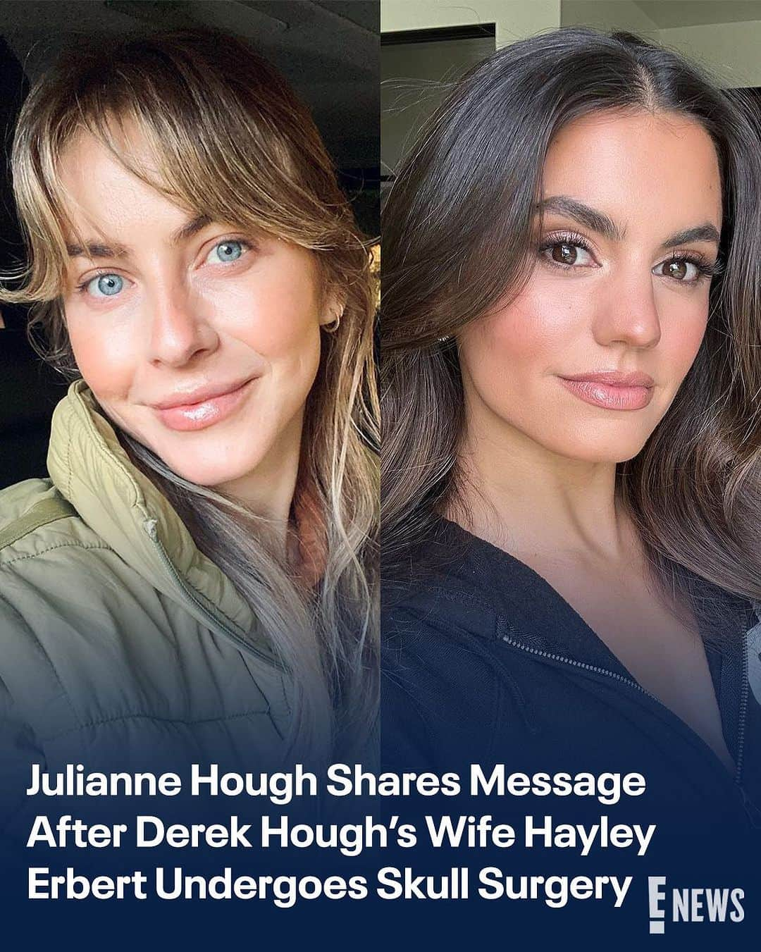 E! Onlineのインスタグラム：「Julianne Hough is sending her love. She speaks out after her sister-in-law underwent emergency surgery at the link in our bio. (📷: Instagram)」