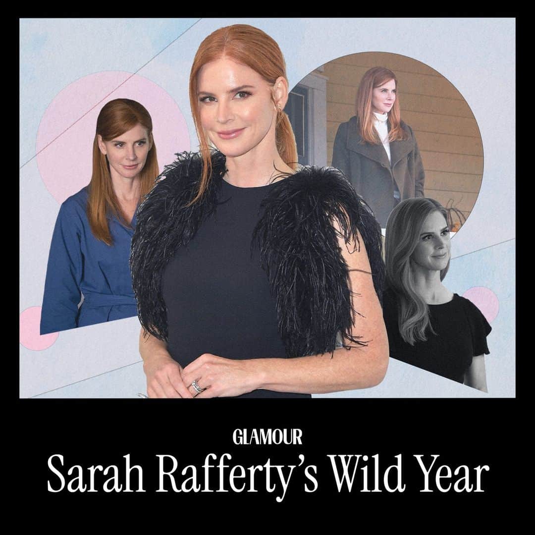 Glamour Magazineのインスタグラム：「#SarahRafferty, best known for playing Donna Paulsen on #Suits, has suddenly found herself accruing a new legion of fans and a buzzy new role. And she's not done yet. At the link in bio, read as she opens up about #MyLifeWiththeWalterBoys, the new A-list "Suits" fan that made her speechless, and heading back to Canada.」