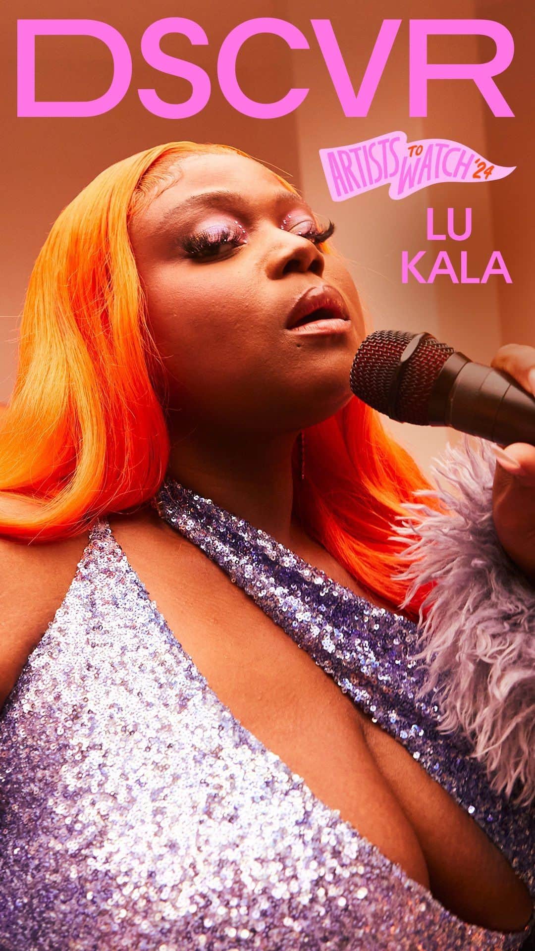 Vevoのインスタグラム：「When you think of pop music, think of LU KALA (@igobyLu). The Congolese-Canadian singer-songwriter is pushing the genre’s boundaries with empowering anthems such as “Hotter Now” and “Pretty Girl Era.” Watch her perform the pair on the #DSCVR Artists To Watch 2024 stage now! 🔥 ⠀⠀⠀⠀⠀⠀⠀⠀⠀ ▶️ [Link in bio]」