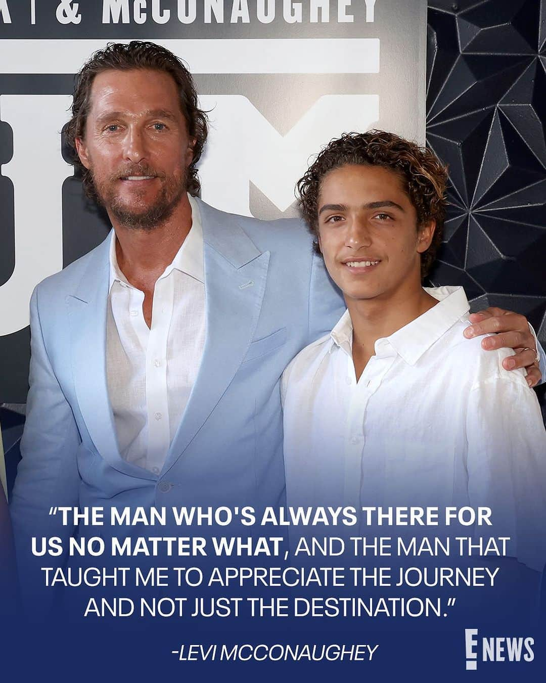 E! Onlineさんのインスタグラム写真 - (E! OnlineInstagram)「Matthew McConaughey knows what it takes to be a stellar dad. 🥹 See what his son’s kind words meant to him at the link in our bio. (📷: Getty)」12月9日 2時26分 - enews