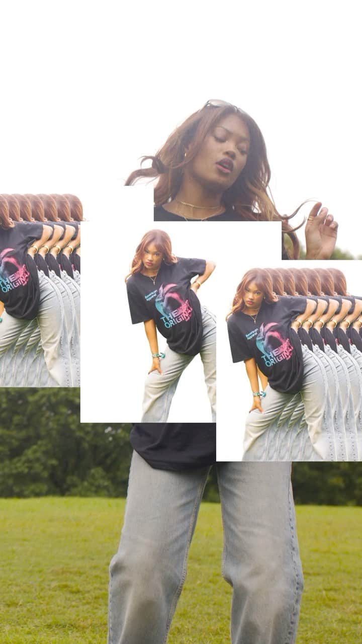 American Apparelのインスタグラム：「Strike a pose and show off your best self for the camera. American Apparel makes looking fresh that much easier. ​💯​​🧊​🔥  #americanapparel #ootd #fresh #styledbyAA」