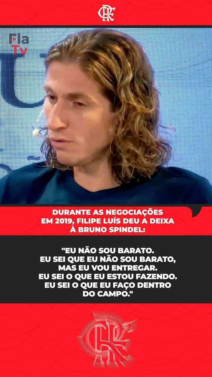 フィリペ・ルイスのインスタグラム：「Já conferiu o programa em homenagem ao nosso ídolo @filipeluis?   Não? Então vai lá na FlaTV! Link nos stories!   #ValeuQueridão」