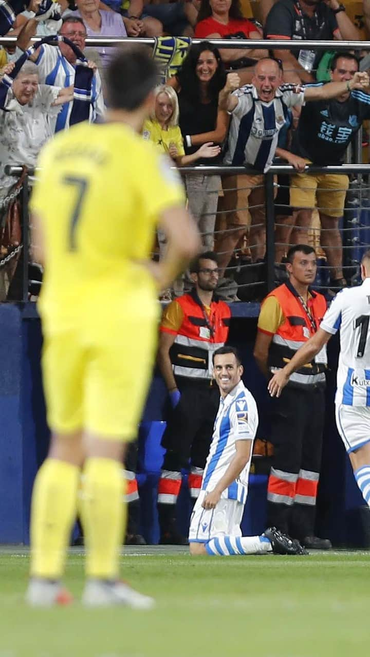 レアル・ソシエダのインスタグラム：「⚽ Estos han sido nuestros últimos diez goles ante el Villarreal 💥  #VillarrealRealSociedad | #WeareReal」