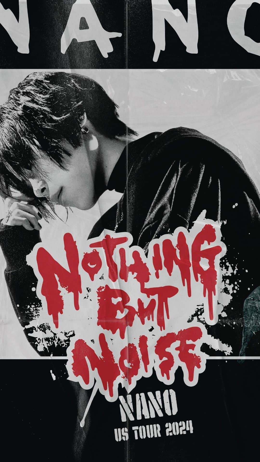 ナノのインスタグラム：「ANNOUNCING “NANO: NOTHING BUT NOISE”US Tour 2024  ・01.21 Los Angeles | 1720  ・01.25 Chicago | Reggies Rock Club  📍 More Dates TBA!  🎟️ Ticket sales begin 12.15 at 12PM Local Venue Time  🔗 Info: https://www.fakestarusa.com/post/nano-announces-nothing-but-noise-us-tour-2024 • • #NANO #NOTHINGBUTNOISE #TOUR2024 #NANOTOUR」