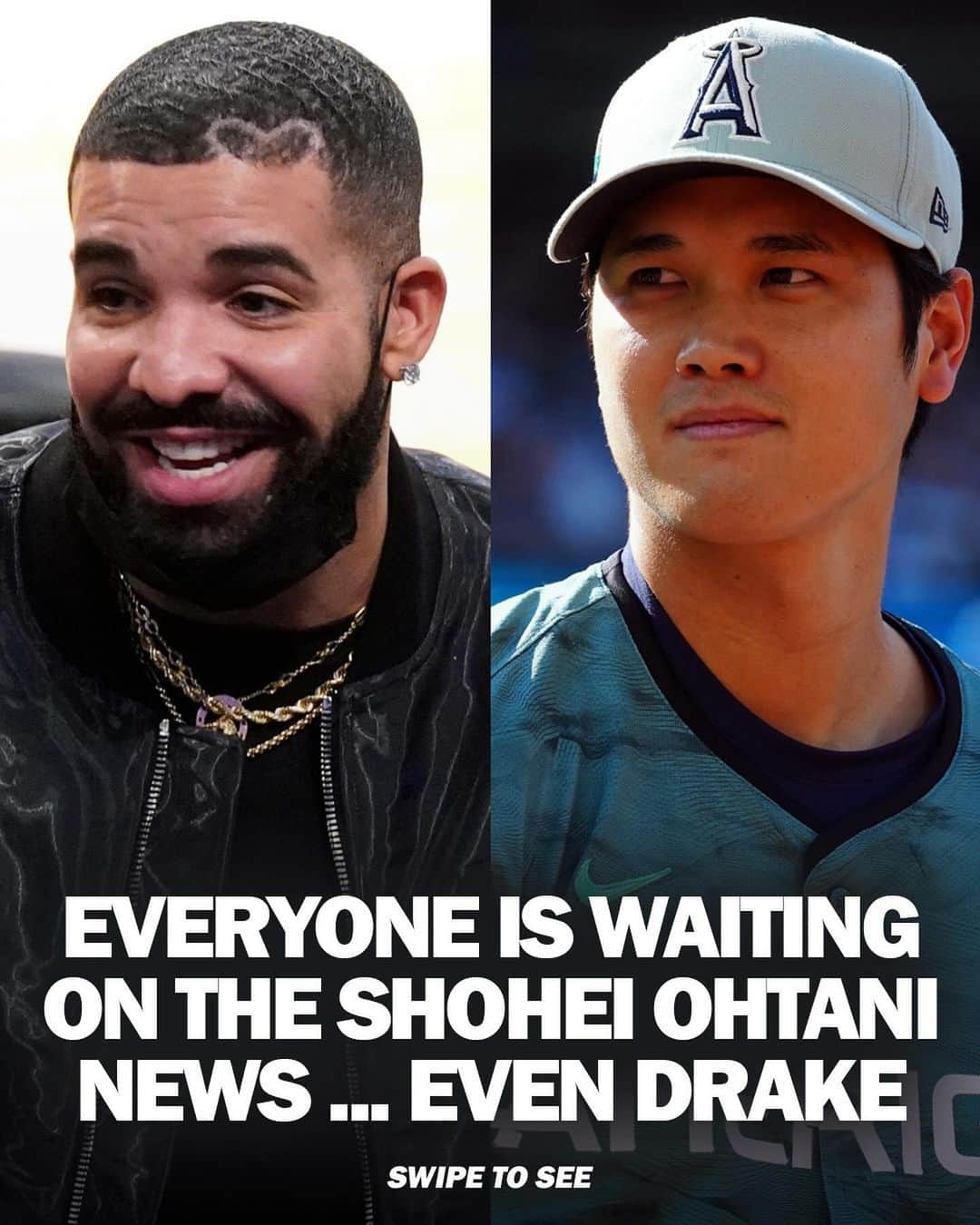 のインスタグラム：「Wonder how many times Drake refreshed his feed today」