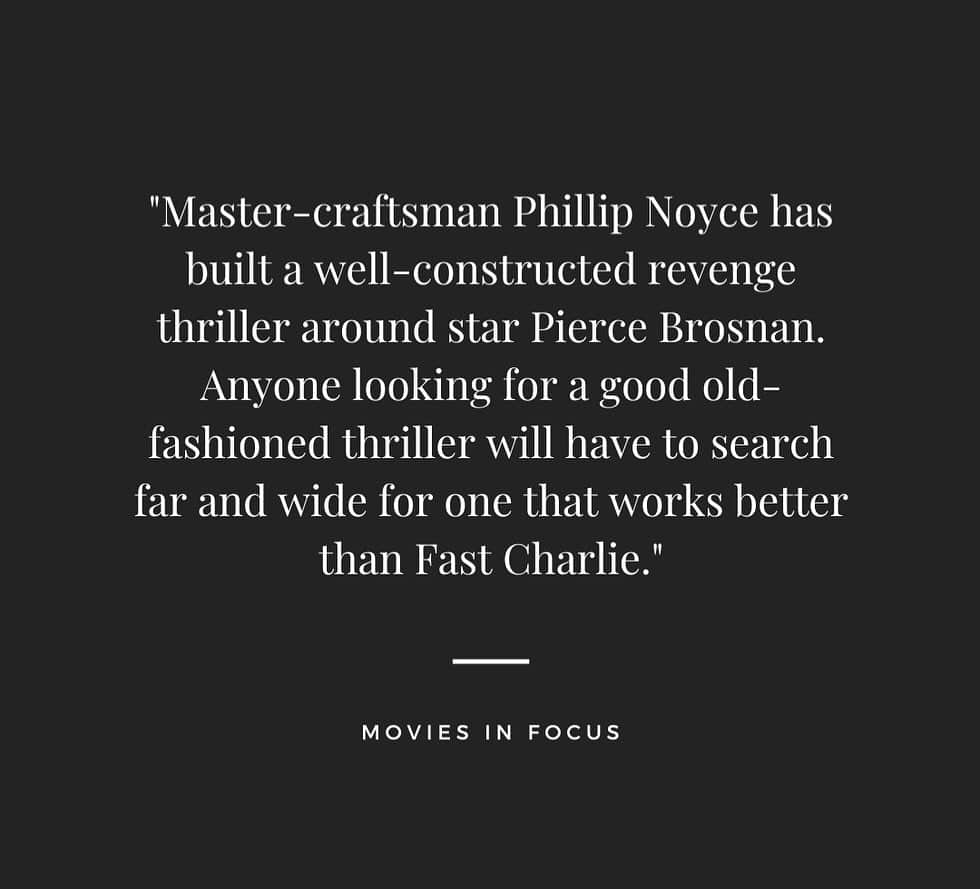 ピアース・ブロスナンさんのインスタグラム写真 - (ピアース・ブロスナンInstagram)「Fast Charlie is screening in select theaters and also available on demand.」12月9日 9時26分 - piercebrosnanofficial