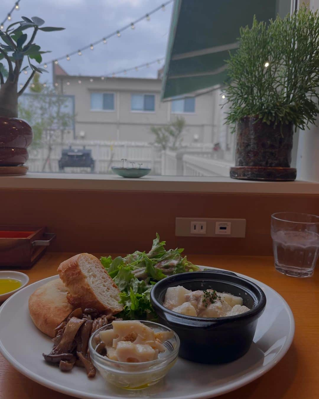 朝比奈沙樹のインスタグラム：「いつかのランチ♡ 基本時差投稿」