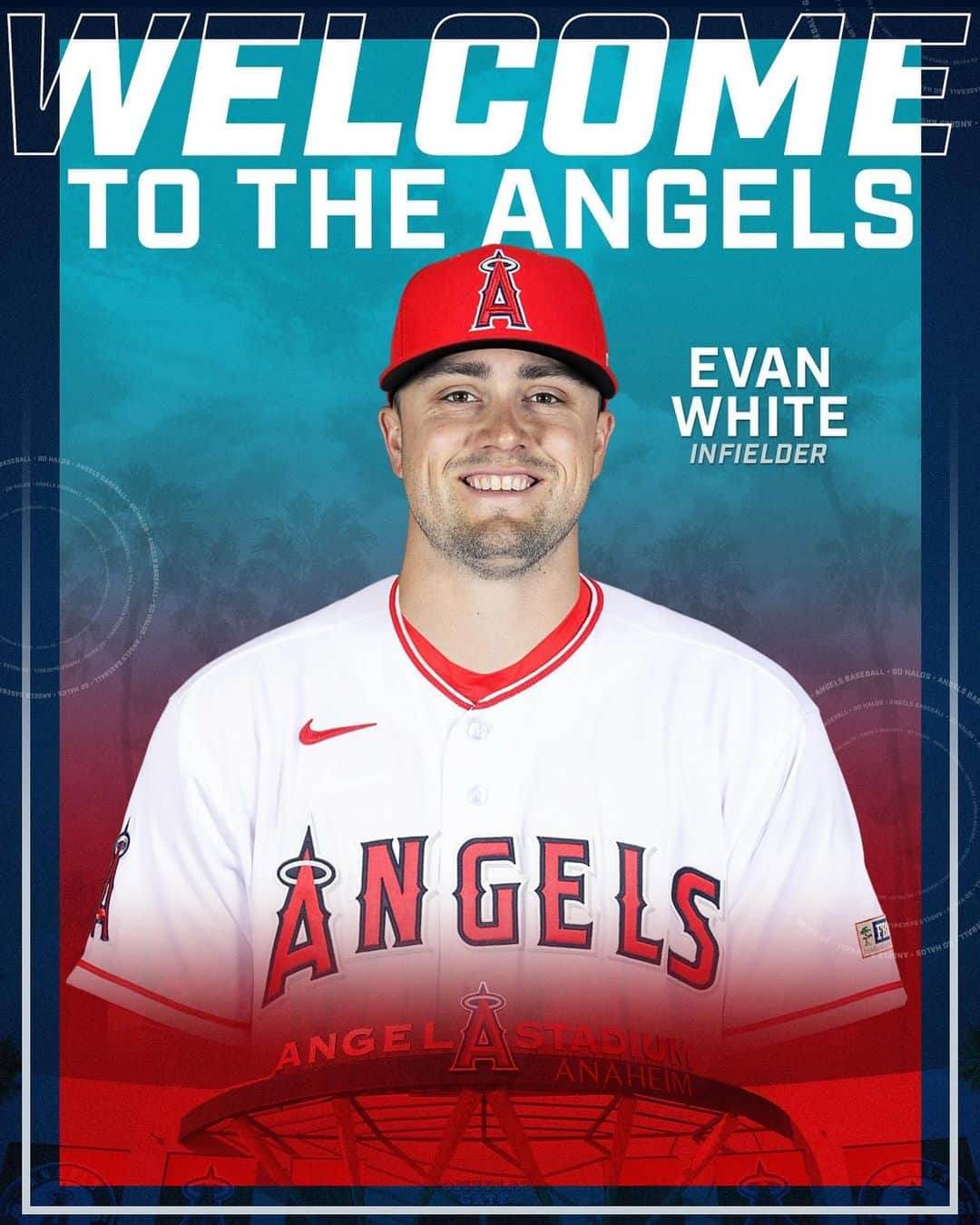 ロサンゼルス・エンゼルス・オブ・アナハイムのインスタグラム：「OFFICIAL: the Angels have acquired INF Evan White and LHP Tyler Thomas from the Atlanta Braves in exchange for INF David Fletcher and C Max Stassi.」