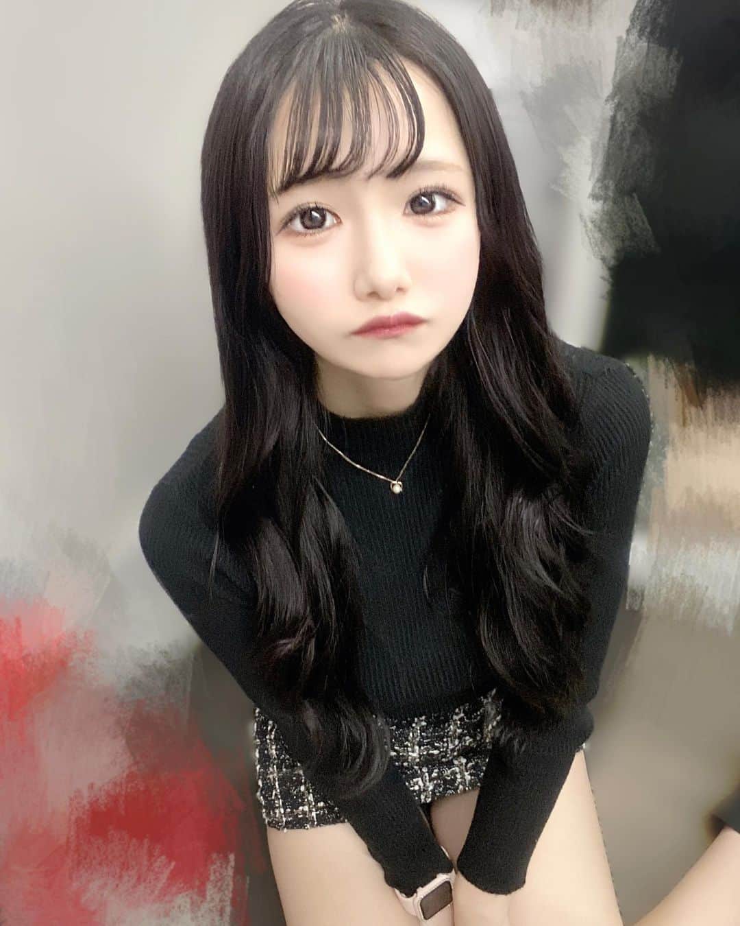 篠崎麗さんのインスタグラム写真 - (篠崎麗Instagram)「. . .  最近黒にはまってる  . . .  #selca #黒髪 #黒髪ロング #黒髪女子 #japanesegirl #アイドル #地下アイドル #アイドル衣装 #自撮り #自撮り界隈 #自撮り女子 #ツインテール  #ツイン  #量産型  #量産型ヲタク  #量産型コーデ  #量産型女子」12月9日 9時48分 - __sinozakirei__