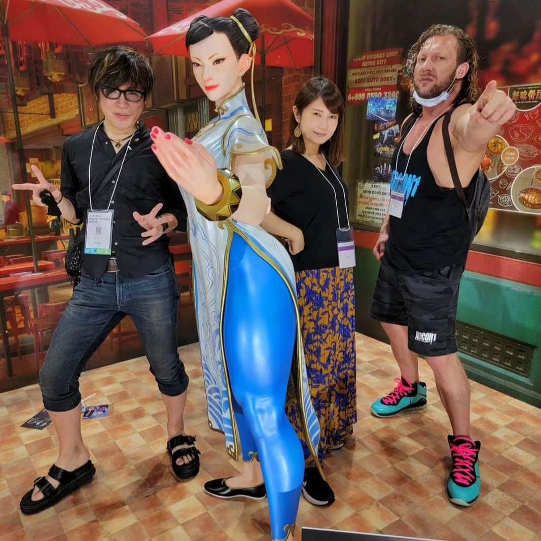 ケニー・オメガのインスタグラム：「Congratulations to Street Fighter 6 for winning Fighting Game of the Year! Come see my Master Rank. @streetfightergame @capcomusa」