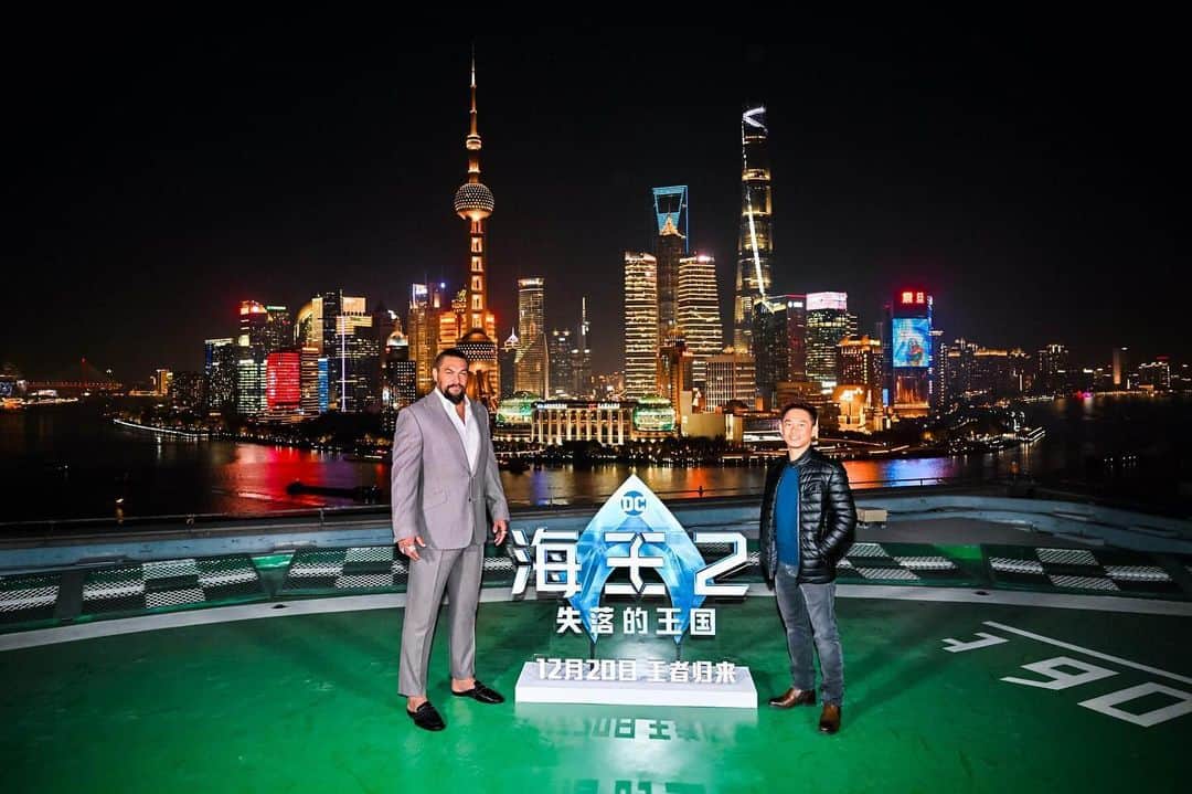 ジェイソン・モモアのインスタグラム：「📍 Shanghai」
