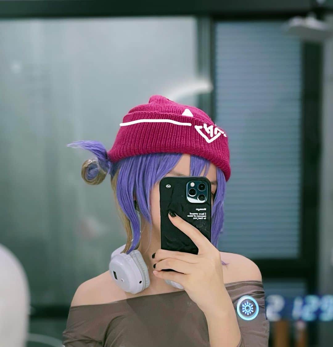樱群のインスタグラム：「Kiriko's hairstyle is so hard to make...then I have to make the costume😣」