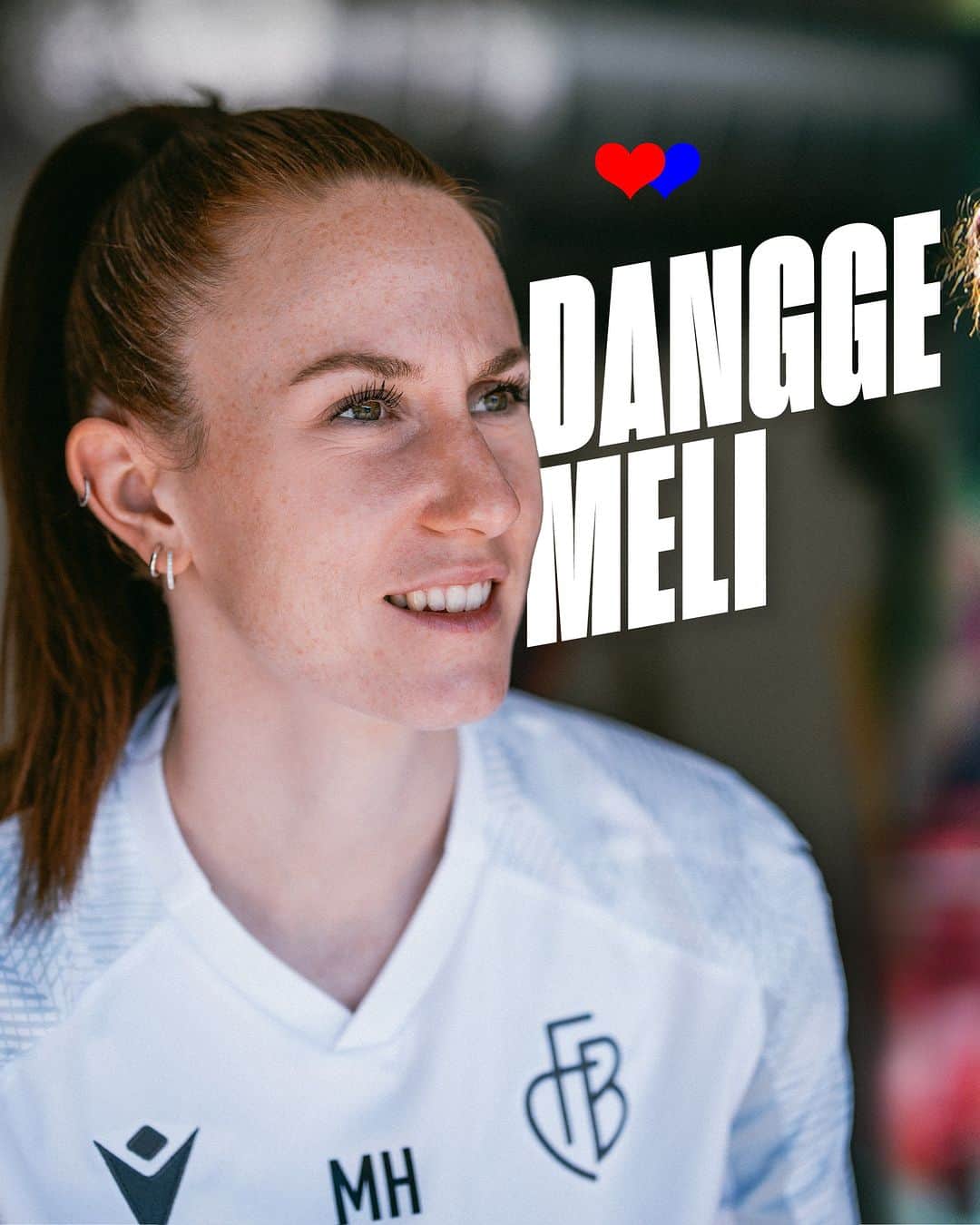 FCバーゼルのインスタグラム：「❤️💙 Dangge, Meli 🫶  #FCBasel1893 #AlliZämme」