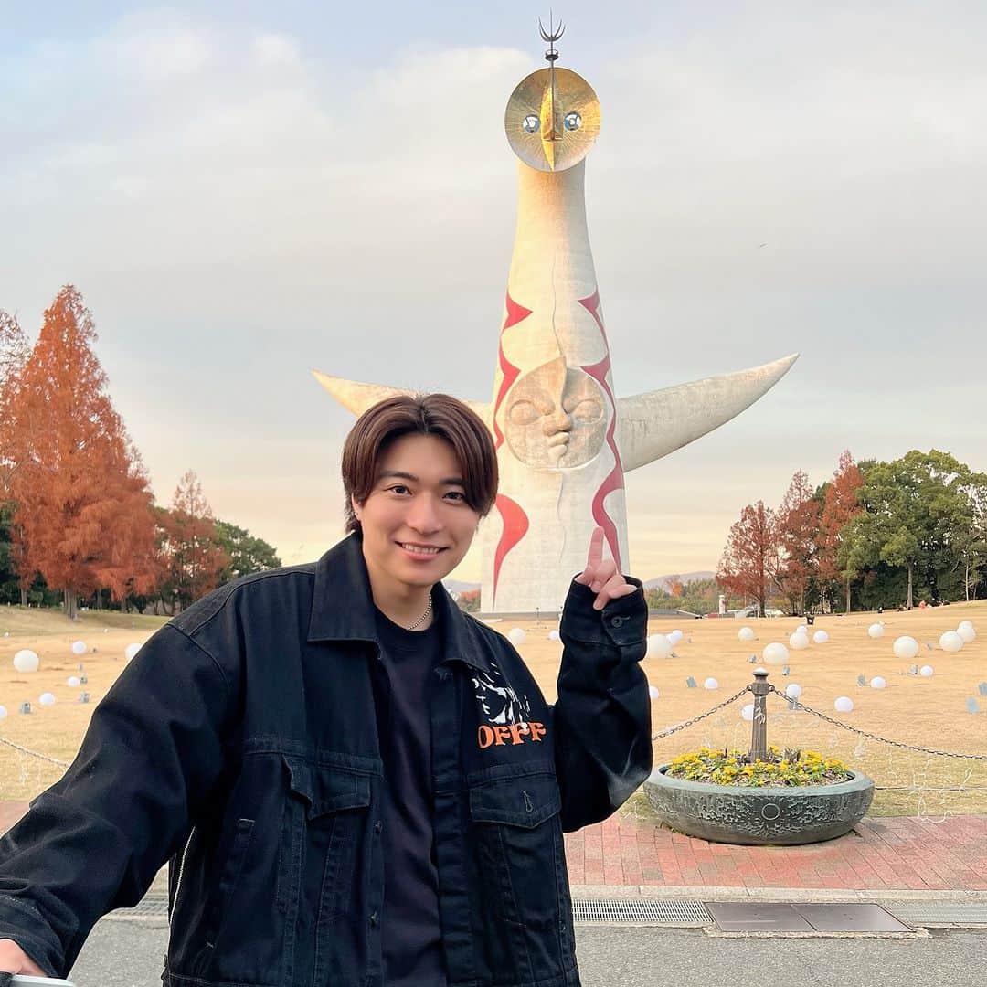 三浦風雅のインスタグラム：「これが大阪って事？🌞 3Days ありがとうございました🎤🎄🚃」